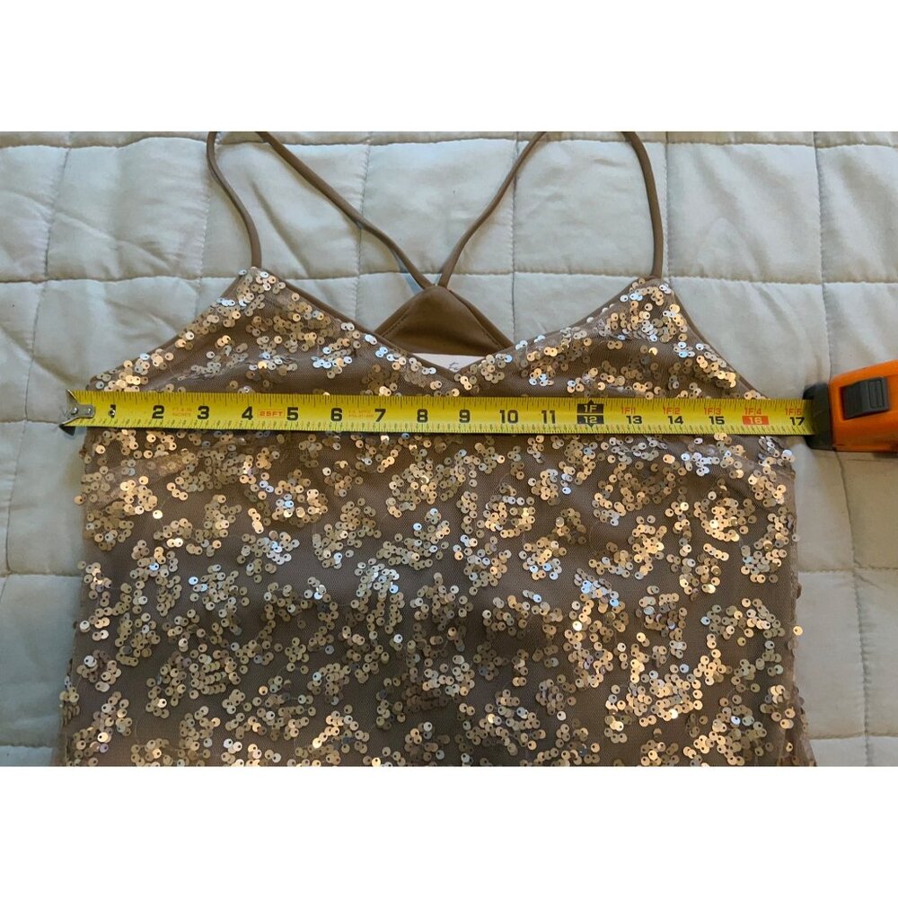 All In Favor Women’s Sequined Sparkly Strappy Party Mini Dress Size S - Picture 11 of 15